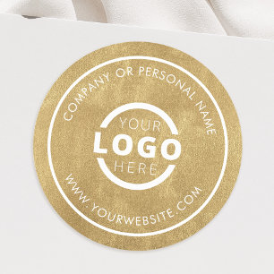 Sticker Rond Couleurs personnalisées Logo de l'entreprise Marqu