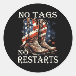 Sticker Rond Country Music Line Dance No Tags No Restarts