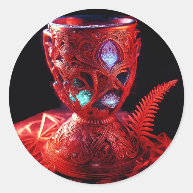 Sticker Rond Coupe Lycurgus (Devant)