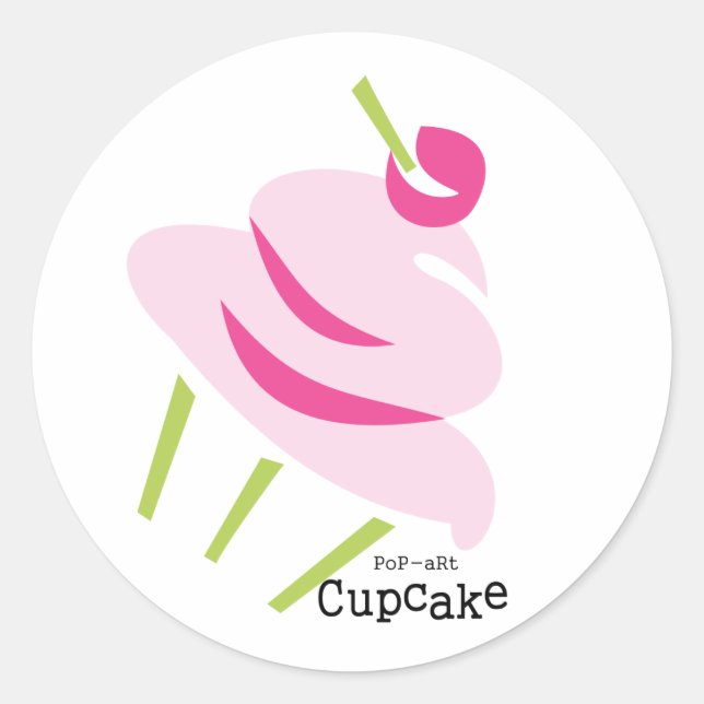 Sticker Rond Coupe PoP RtCaKe (Devant)