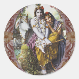 Sticker Rond Couple All-Attractif