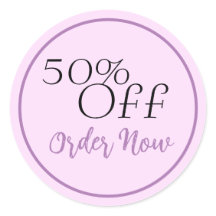 Coupon de vente sur mesure Lavendar pour petites e