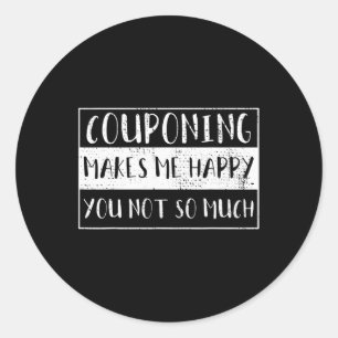 Sticker Rond Couponing Vintage