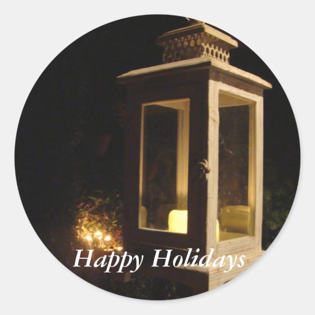 Sticker Rond Cour par Lantern Light (Devant)