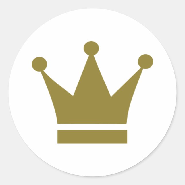Sticker Rond Couronne (Devant)