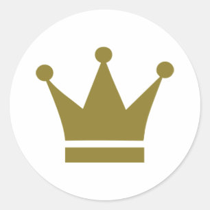 Sticker Rond Couronne