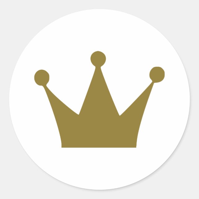 Sticker Rond Couronne (Devant)