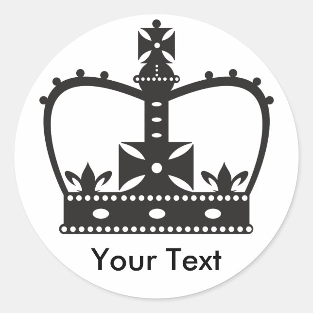 Sticker Rond Couronne (Devant)