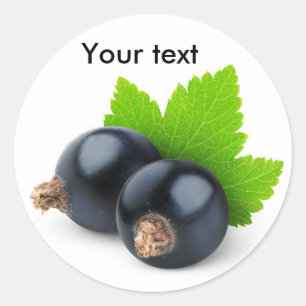 Sticker Rond Cours noirs