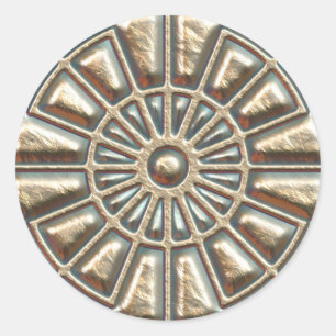 Sticker Rond Couverture de trou