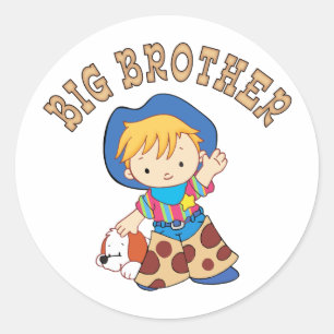 Sticker Rond Cowkids Big Brother
