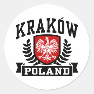 Sticker Rond Cracovie Pologne
