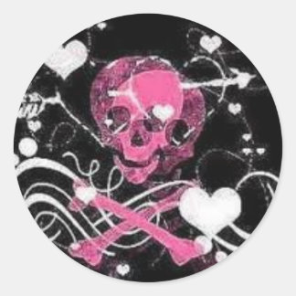 Sticker Rond crâne