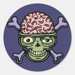 Sticker Rond crâne