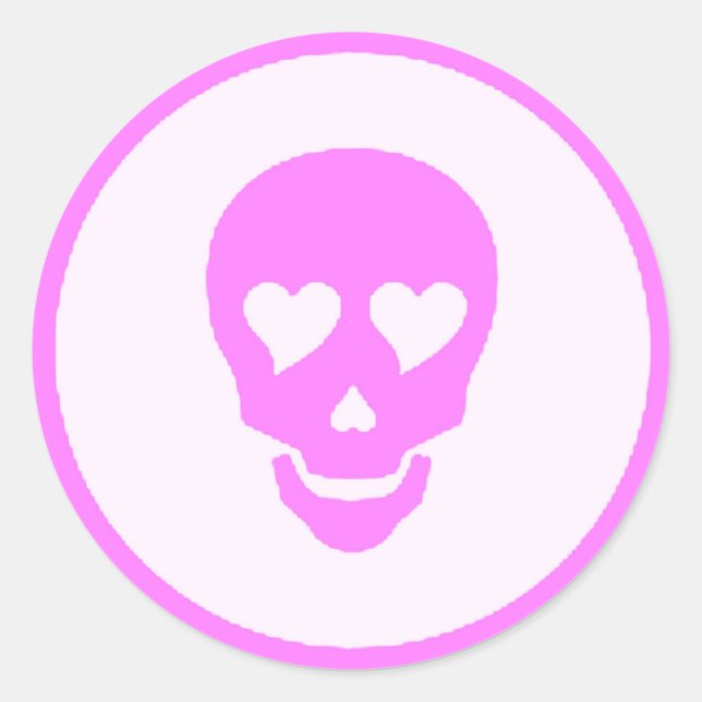 Sticker Rond crâne (Devant)