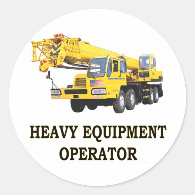 STICKER ROND CRANE MOBILE (Devant)