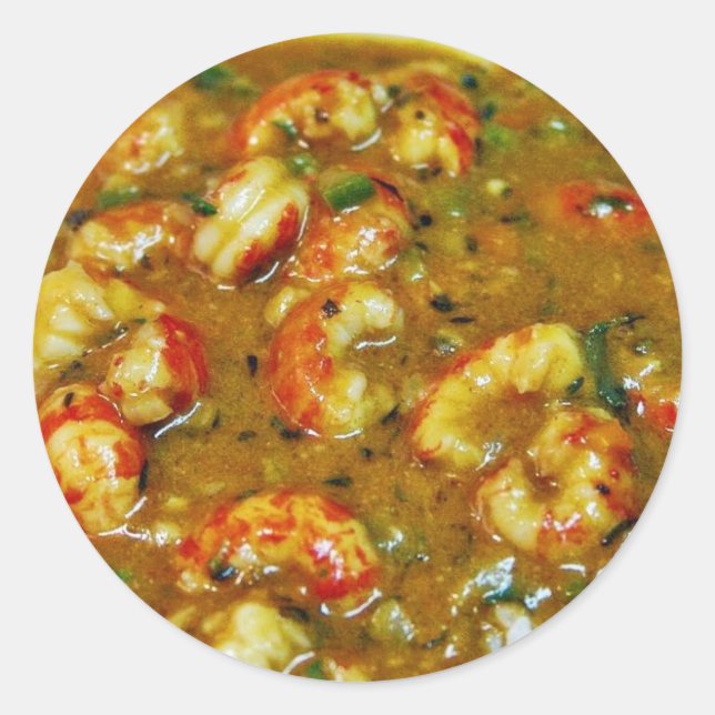 Sticker Rond Crawfish Gumbo (Devant)