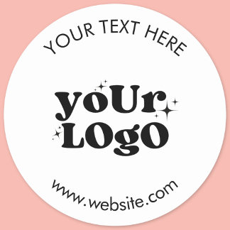 Sticker Rond Create Your Own Custom Logo