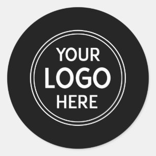 Sticker Rond Créations personnalisées élégantes et modernes vér