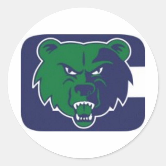 Sticker Rond Creekview Grizzlies Youth Football Association (Devant)