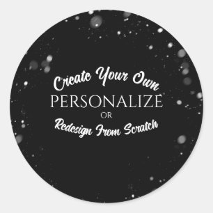 Sticker Rond Créer une personnalisation personnalisée