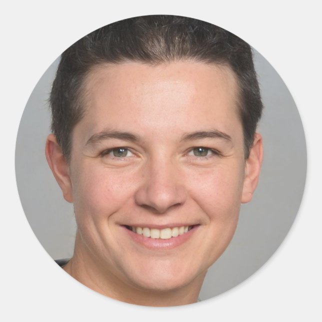 Sticker Rond Créer une vie que vous aimez (Devant)