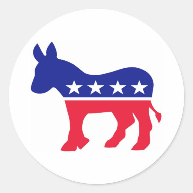 Sticker Rond Créer votre propre politique (Devant)