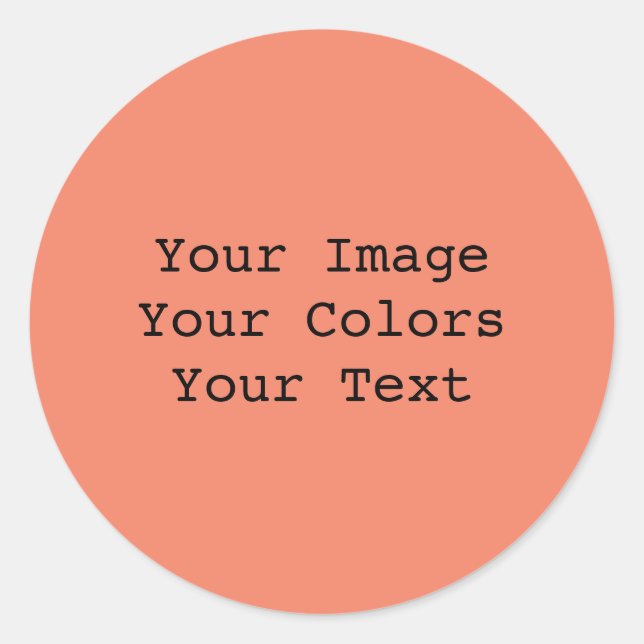 Sticker Rond Créez les vôtres (Devant)