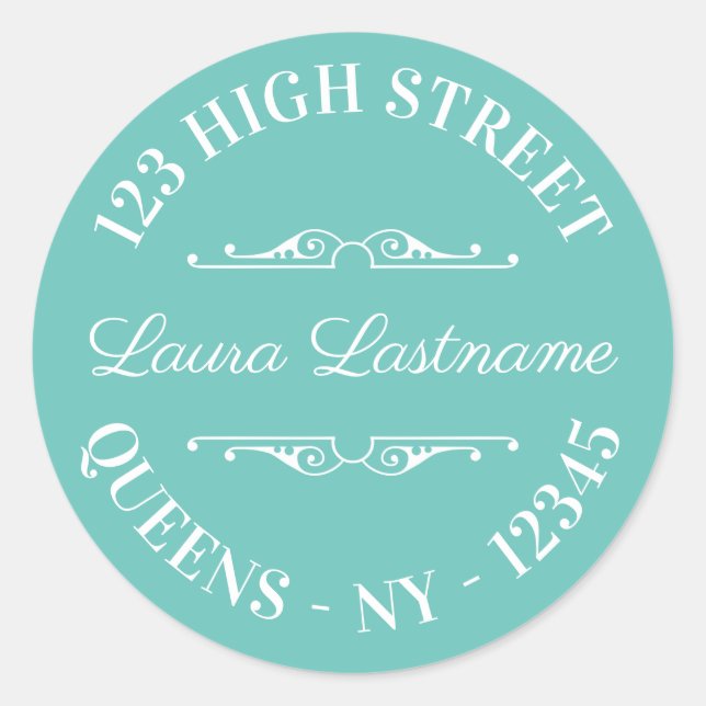 Sticker Rond Créez votre propre (Devant)