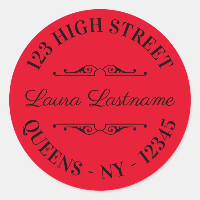 Sticker Rond Créez votre propre (Devant)