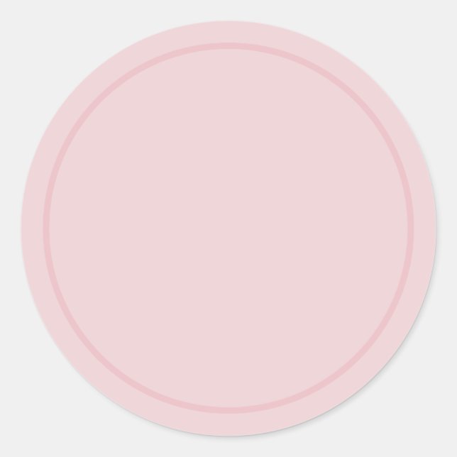 Sticker Rond Créez Votre Propre Ajouter Texte Rose Gold Couleur (Devant)