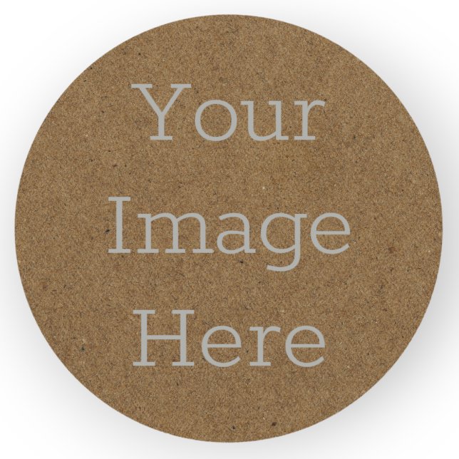 Sticker Rond Créez Votre Propre Impression Sur Carton De Papier (Créateur téléchargé)