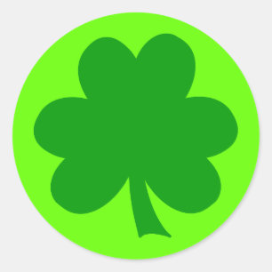 Sticker Rond Créez votre propre Jour de la Saint Patrick Shamro