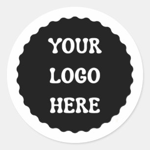 Sticker Rond Créez votre propre logo rond