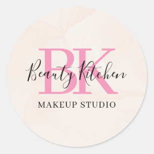 Sticker Rond Créez votre propre maquillage personnalisé Artiste