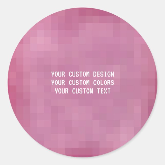 Sticker Rond Créez votre propre personnalisation (Devant)