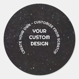 Sticker Rond Créez Votre Propre Personnalisé