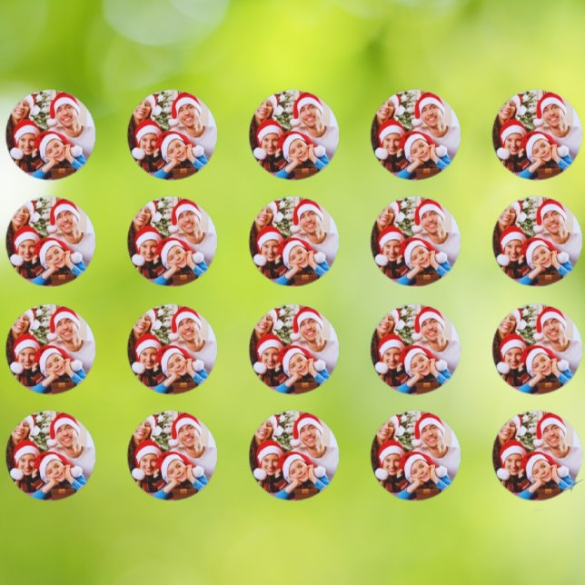 Sticker Rond Créez votre propre photo (Créateur téléchargé)