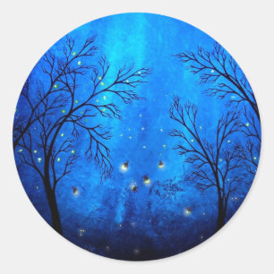 Sticker Rond Crépuscule