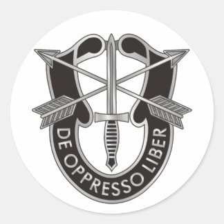 Sticker Rond Crest des forces spéciales américaines