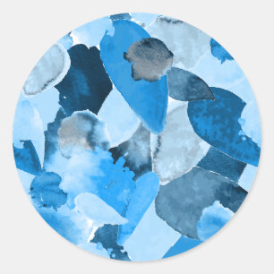 Sticker Rond Crête de couleur 6