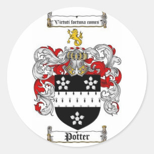 Sticker Rond Crête de famille de potier