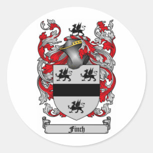 STICKER ROND CRÊTE FAMILIALE FINCH - BRAS FINS