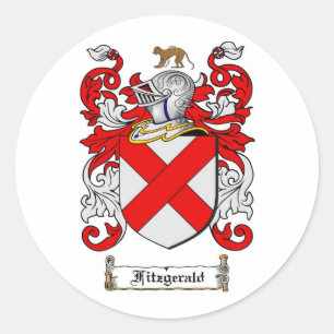 STICKER ROND CRÊTE FAMILIALE FITZGERALD - BRAS FITZGERALD