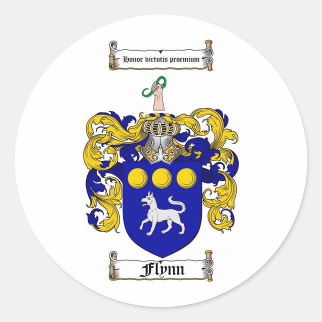 STICKER ROND CRÊTE FAMILIALE FLYNN - BRAS FLYNN (Devant)