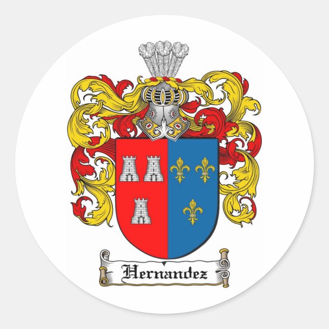 STICKER ROND CRÊTE FAMILIALE HERNANDEZ - HERNANDEZ BRAS (Devant)