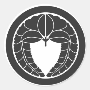 Sticker Rond [Crêtes de famille] Fleurs