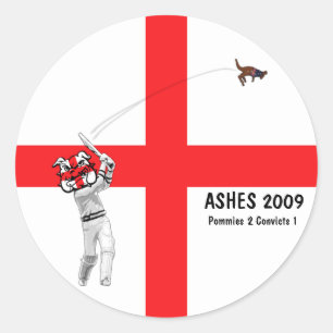 Sticker Rond cricket anglais