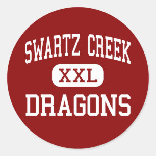 Sticker Rond Crique de Swartz - Dragons - High - Crique de Swar