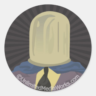 Sticker Rond Cristal Mâle